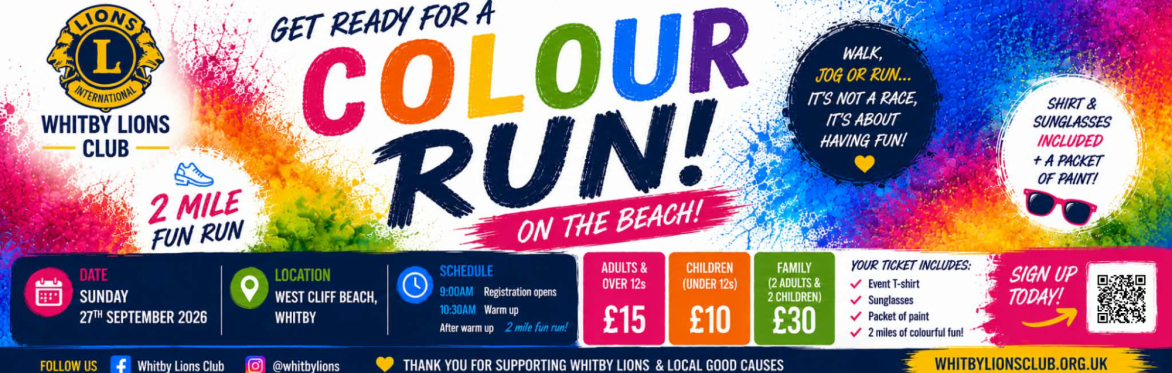 Whitby District Lions Colour Run