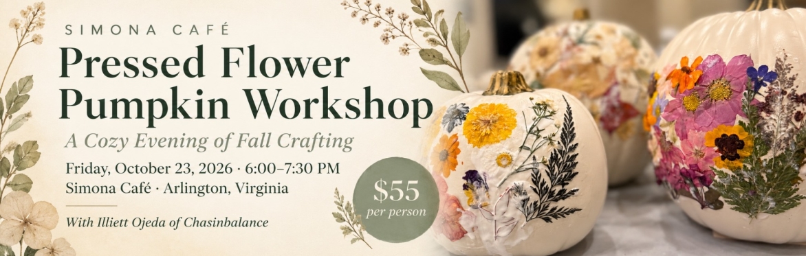 Pressed Flower Pumpkin Workshop