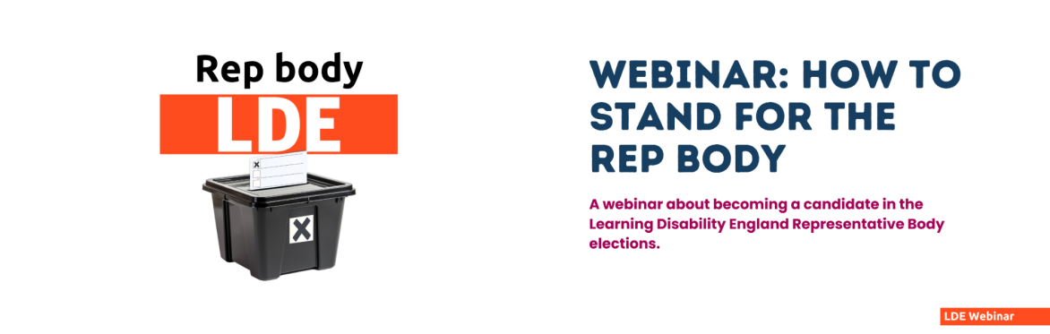 How to Stand for the Rep Body - A Webinar about being a candidate for the Representative Body Elections