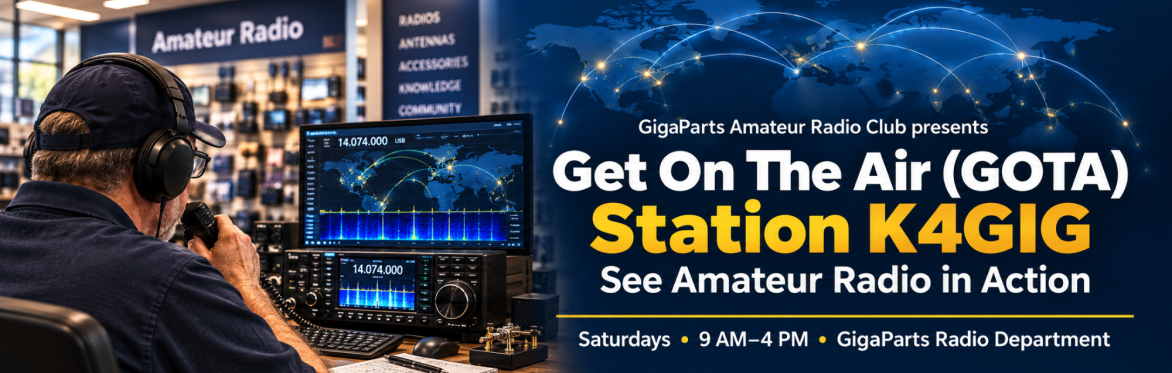 Get On The Air at GigaParts!