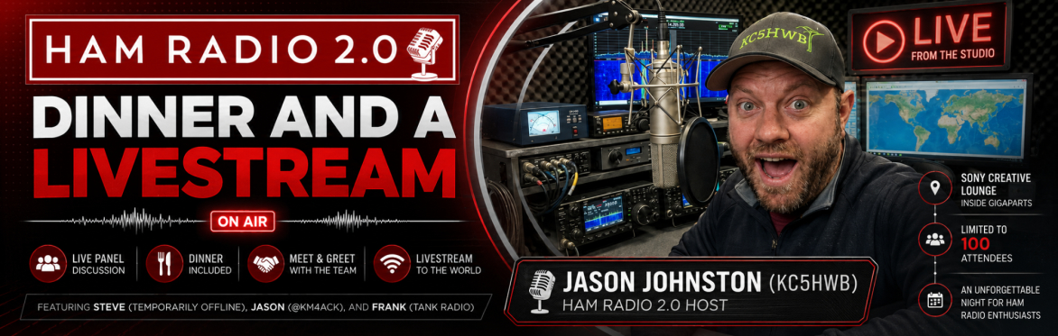 Ham Radio 2.0 Dinner and a Livestream - brought to you by Intellitron