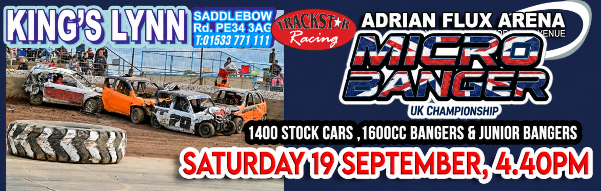 Micro Banger UK Final, 1600cc Bangers, 1400cc Stock Cars and Junior Bangers