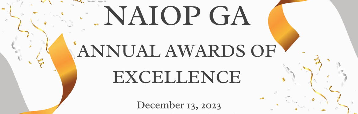 NAIOP GA Annual Awards of Excellence - Sponsorship Opportunities