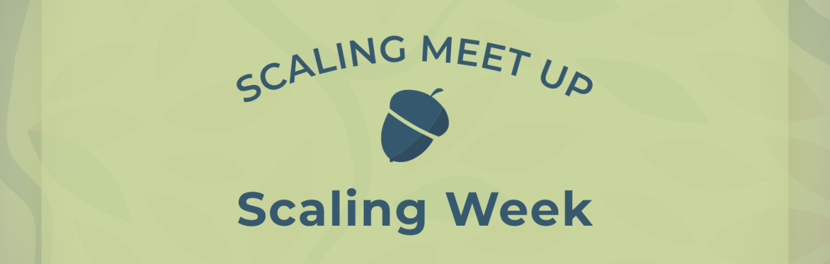 SCoP Meet-Up: Scaling Week 2026