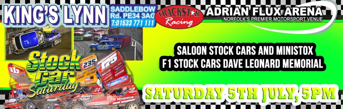 Stock Car Saturday! BriSCA F1 Stock Cars Dave Leonard Memorial, Saloon Stock Cars and MiniStox