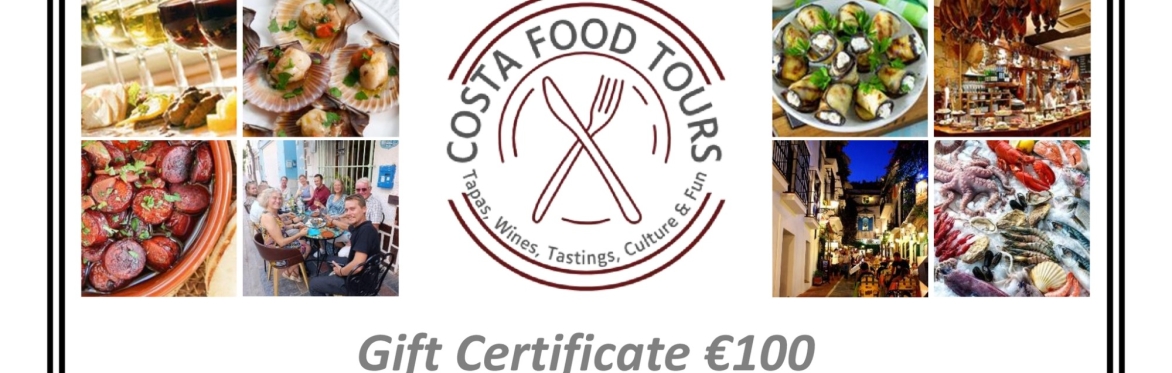 Costa Food Tours Gift Voucher 100