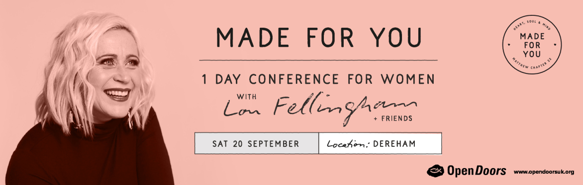 Lou Fellingham & Friends Made For You Women's Conference in Dereham
