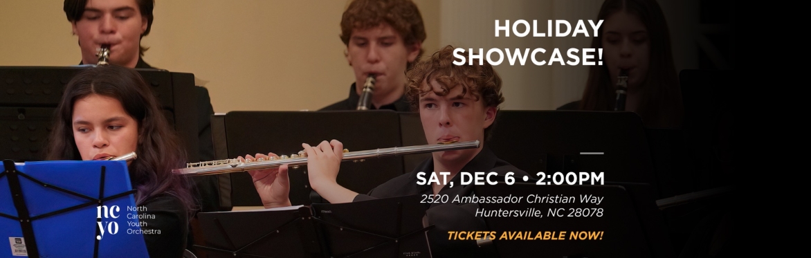 Holiday Showcase Concert \\ All Orchestras and Ensembles