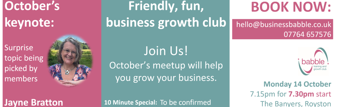 Business Babble - October 2024