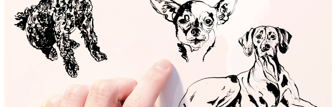 Pet Portraits with Kitty Draws Dogs
