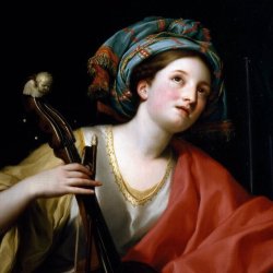Portrait of St. Cecilia by Anton Raphael Mengs