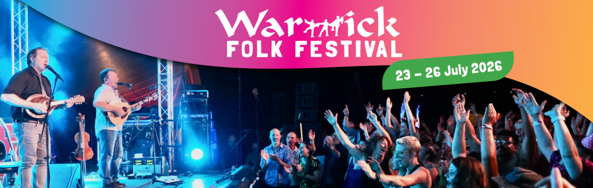 Festival audience in a marquee