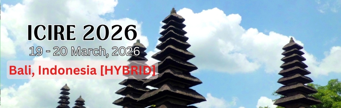 International Conference on Innovative Research in Education 2026 [ICIRE 2026]