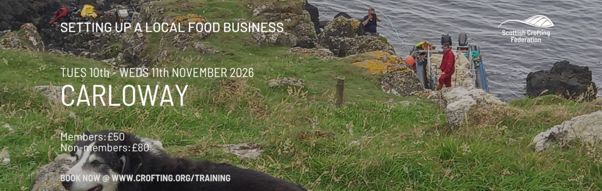 Setting up a local food business:- Carloway, 10th & 11th November 2026