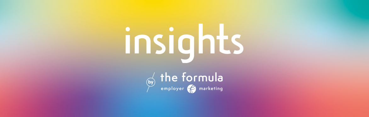 A gradient background with the word insights infront of it.