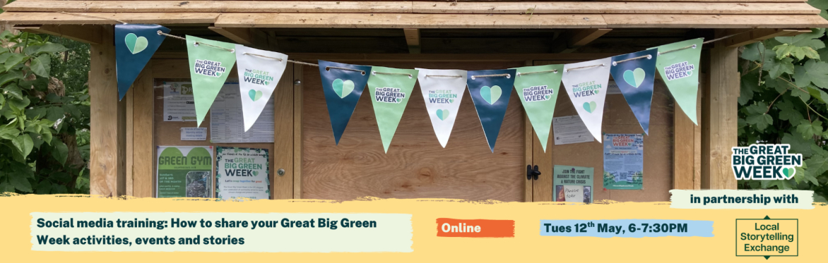 Social media training with Local Storytelling Exchange for Great Big Green Week