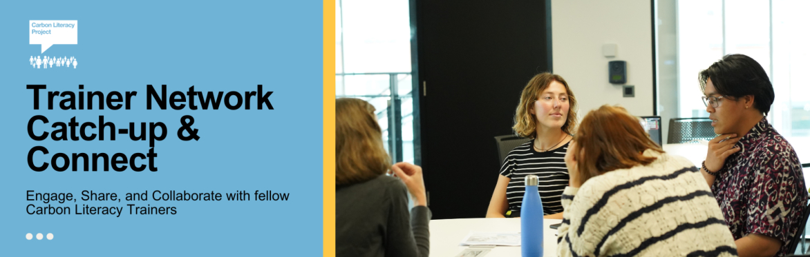 Image of training room and collaborating people.