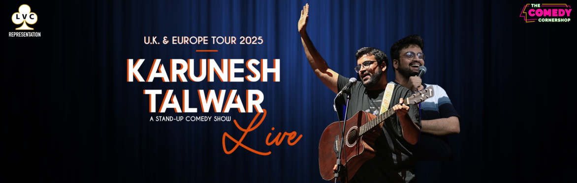 Karunesh Talwar Live 2025 Tour! - Amsterdam