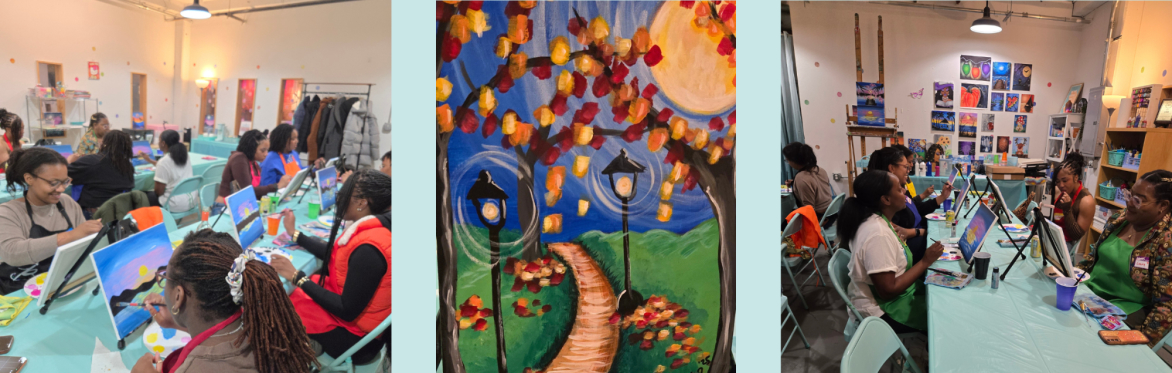 Paint & Sip at BrentArt: R&B Theme