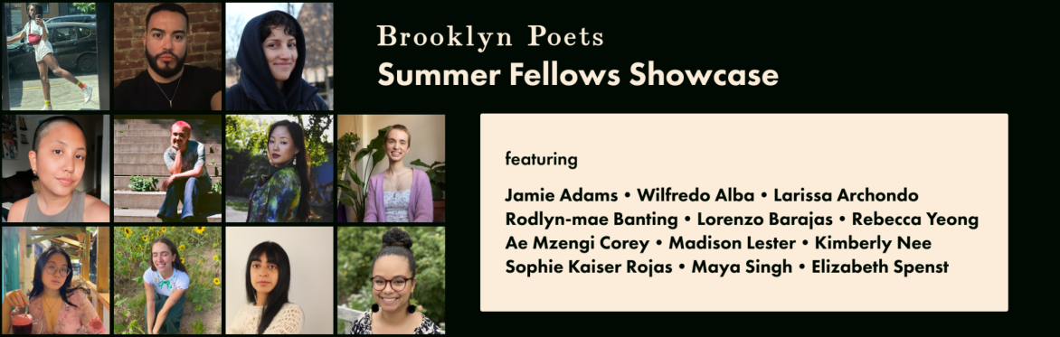 Brooklyn Poets Summer Fellows Showcase