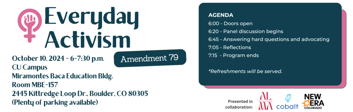 Everyday Activism - Amendment 79 Protecting Reproductive Rights
