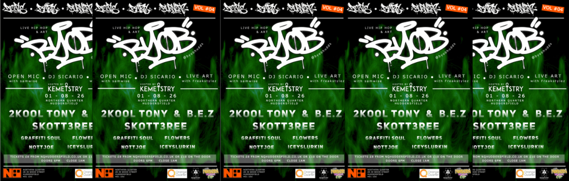 BYOB - Live Hip Hop Night feat. 2kool Tony ft B.E.Z and more