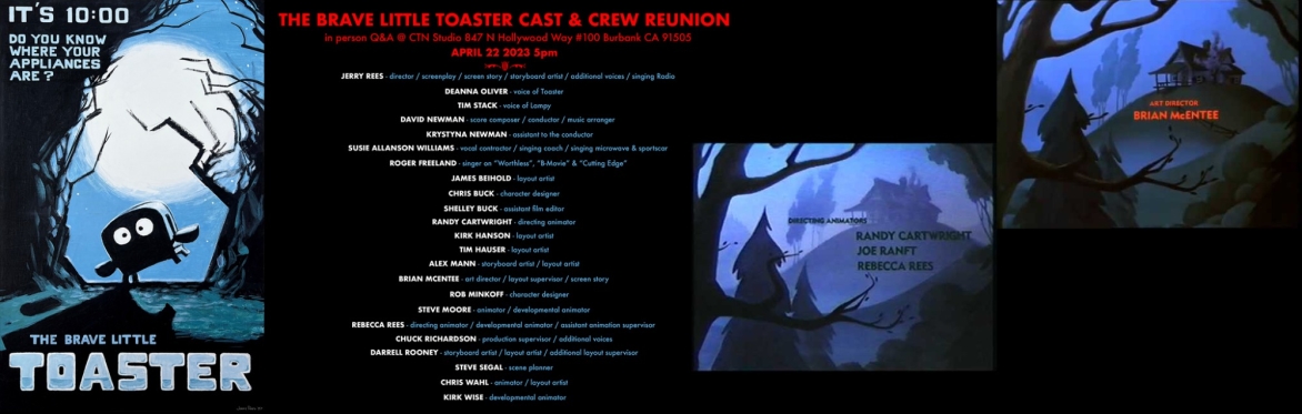 The Brave Little Toaster Crew Reunion