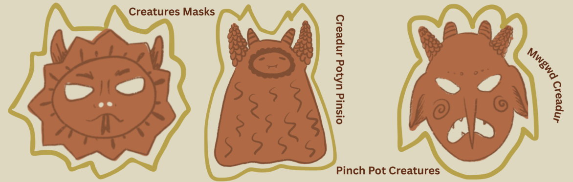 Creaduriaid Clai Hudolus  /  Magical Clay Creatures