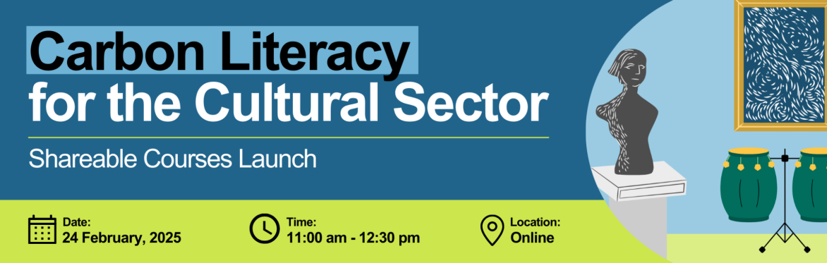 Carbon Literacy for the Cultural Sector: Shareable Courses Launch