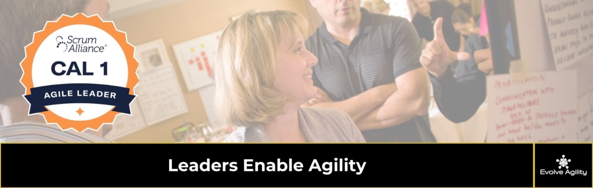 CAL-1 Leaders enable agility banner