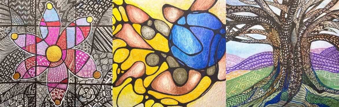 Line, Pattern, Colour and Flow: A Relaxing Art Toolkit