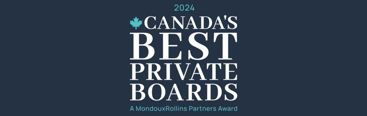Canada's Best Private Boards Summit and Awards 2024 logo