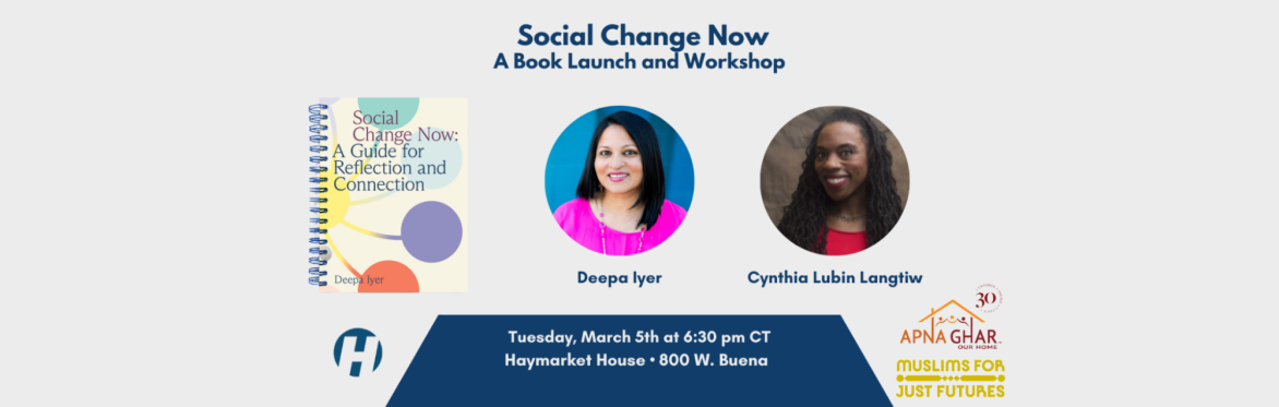 Social Change Now: A Book Launch and Workshop