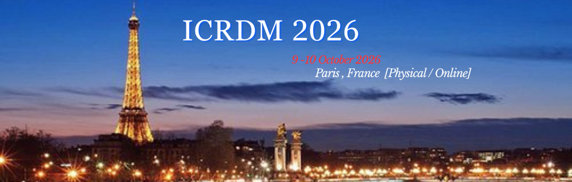 International Conference on Robotics and Digital Manufacturing