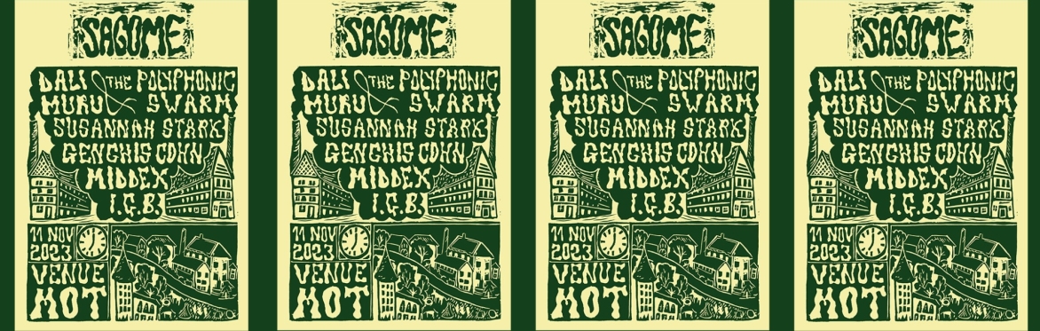 SAGOME 018: Dali Muru & The Polyphonic Swarm, Susannah Stark, Genghis Cohn, MIDDEX, Ilya Gurin-Babayeu