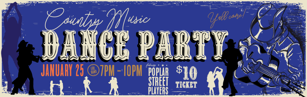 Country Line Dance featuring the Poplar Street Players