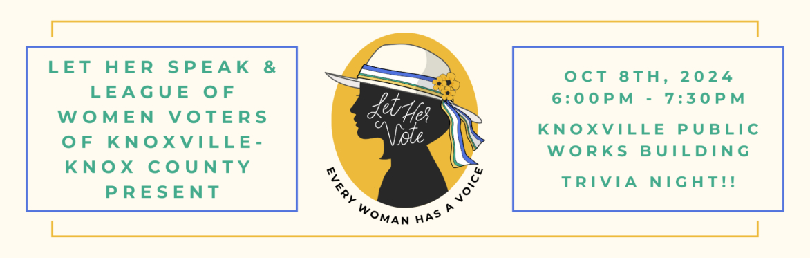 Let Her Vote | October 2024 Session | TRIVIA NIGHT!