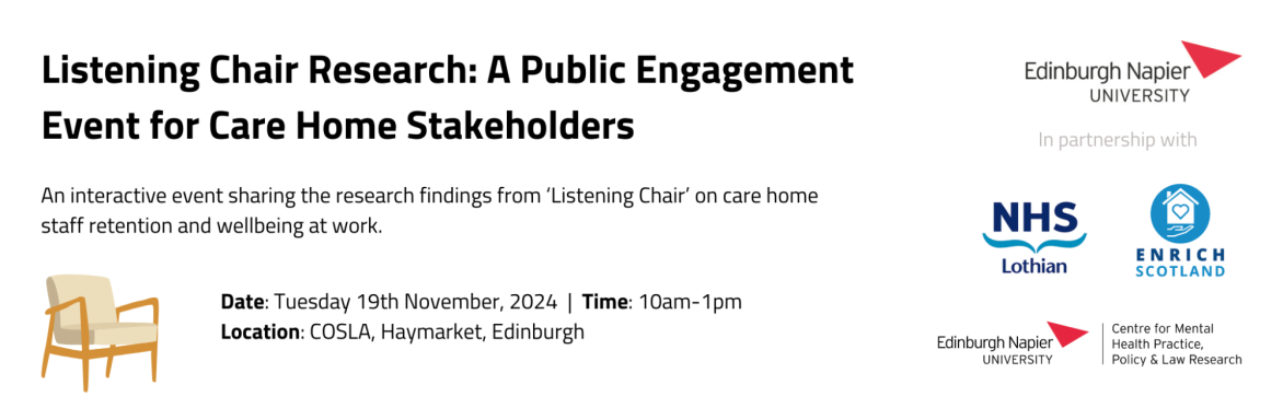 Listening Chair Research: A Public Engagement Event for Care Home Stakeholders