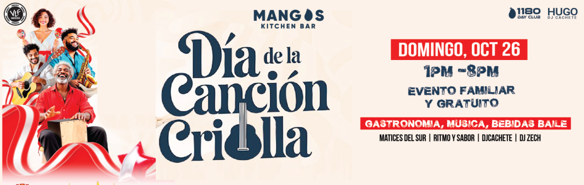 Dia de la Cancion Criolla ! Tarde Peruana