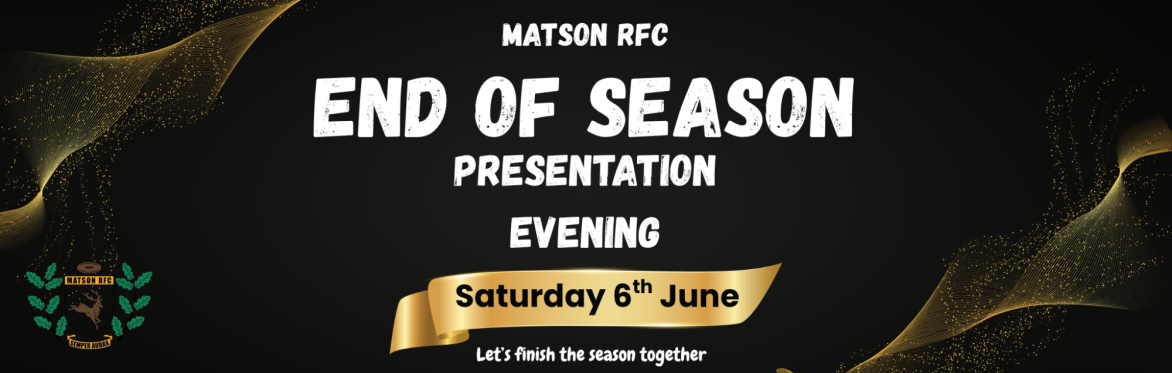 Matson RFC Seniors End of Season Presentation