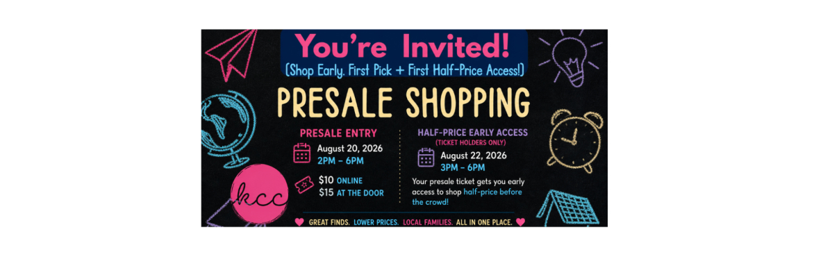 Early Bird Presale - Back to School Sale 2026