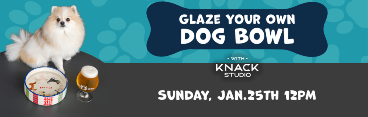 Glaze Your Own Dog Bowl