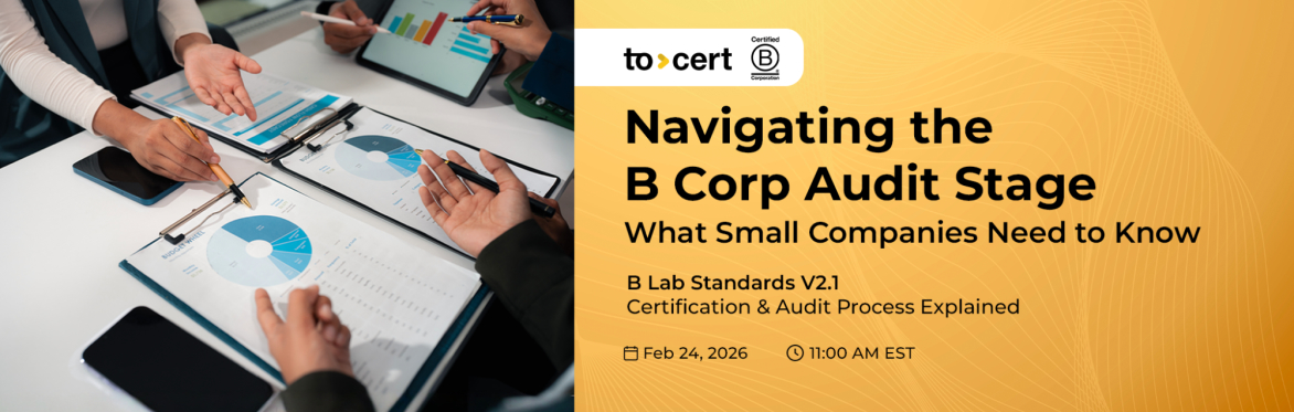 🧭 Navigating the B Corp Audit Stage: What Small Companies Need to Know