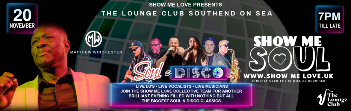 Show Me Soul - The Lounge Club - 20/11/26