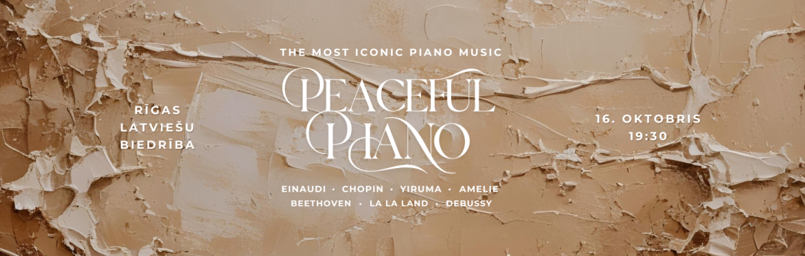 Peaceful Piano by Freie Kunst