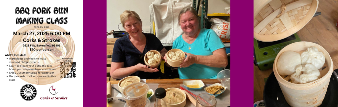 03/27 BBQ Pork Buns Making Class 6PM