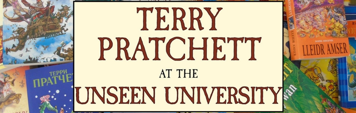 Terry Pratchett at the Unseen University
