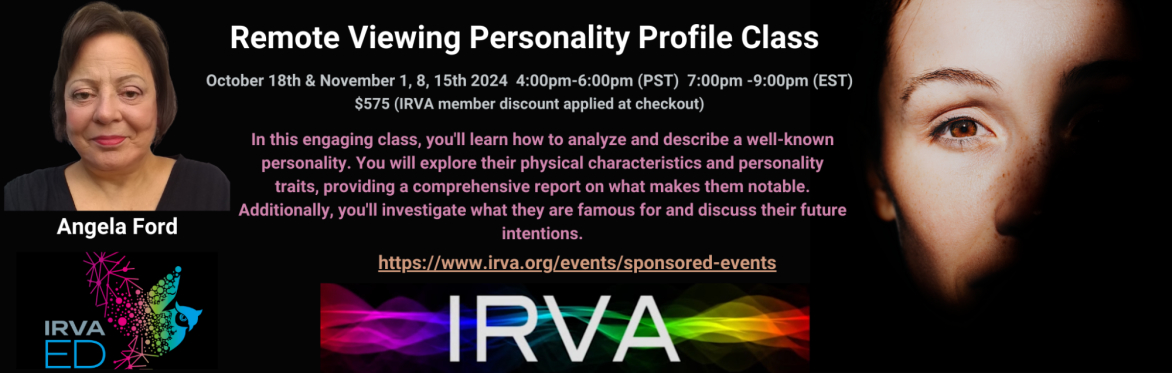 Remote Viewing Personality Profile Class With  Angela Ford