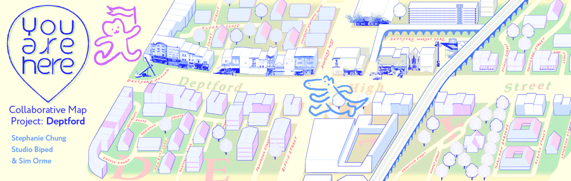 You Are Here - Walking & Mapping Deptford (Part of 'Rhizomizing en route' exhibition)