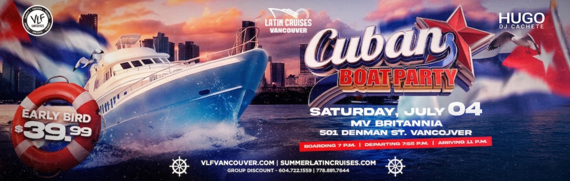 Latin Cruises 4 | Cuban Gozadera Party Boat 2026